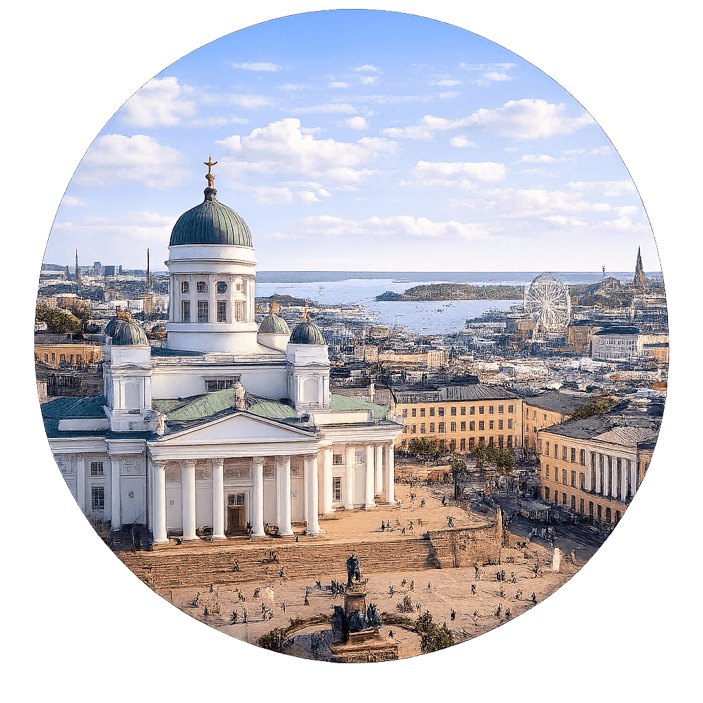 Finland Helsinki Cathedral Monument